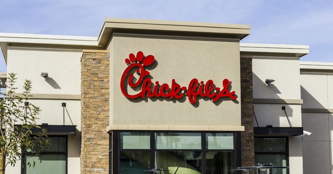 front view of a Chick-fil-A restaurant
