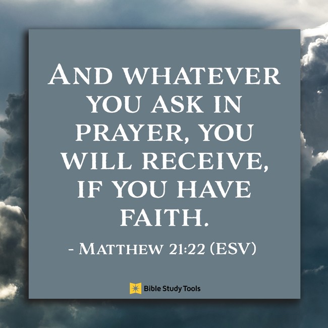 What it Means to Pray in God's Will (Matthew 21:22) - Your Daily Bible  Verse - June 4 - Daily Devotional