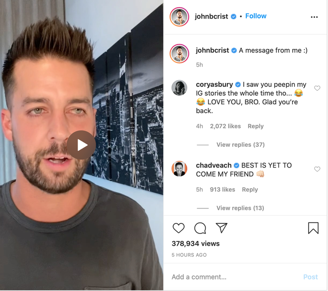 Comedian John Crist Breaks Silence: 'The Biggest Hypocrite in All This ...