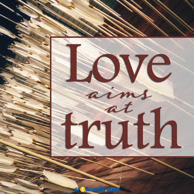 love aims at truth
