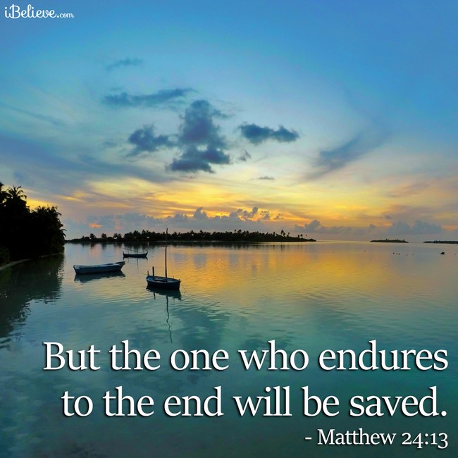 endure to the end bible verse