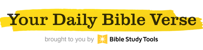 Your daily podcast banner with Bible verses