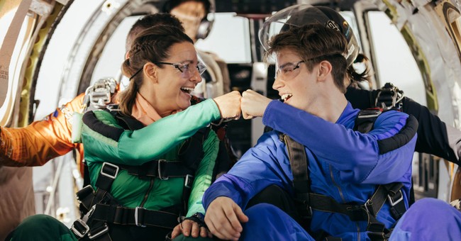 Son and birth mom go skydiving in Lifemark, Kendrick Brothers' new adoption-focused movie set for release in September