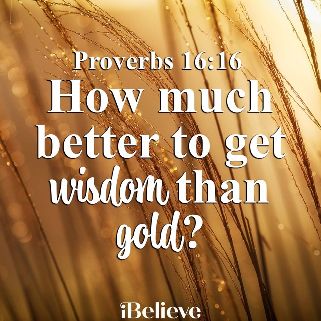 Proverbs 16:16, inspirational image