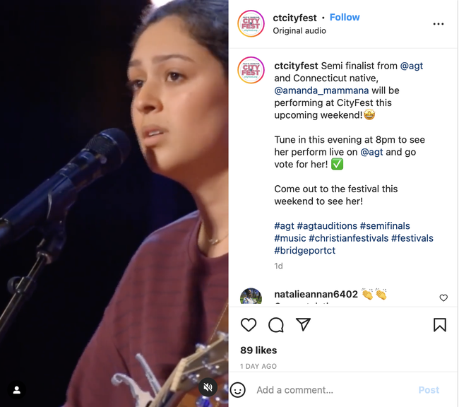 Amanda Mammana on AGT