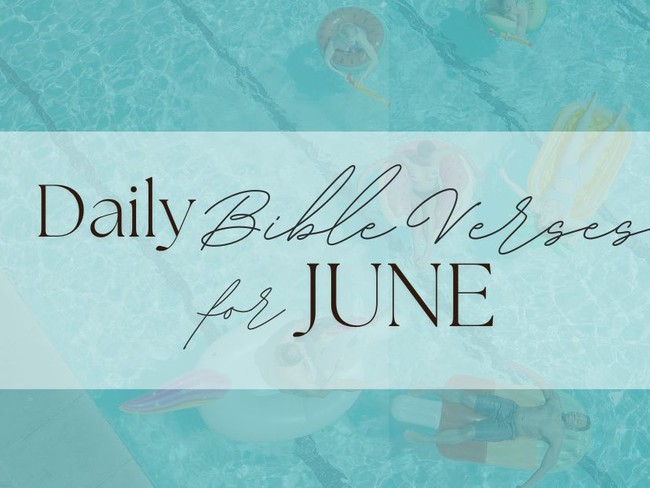 Daily Bible Verses for June