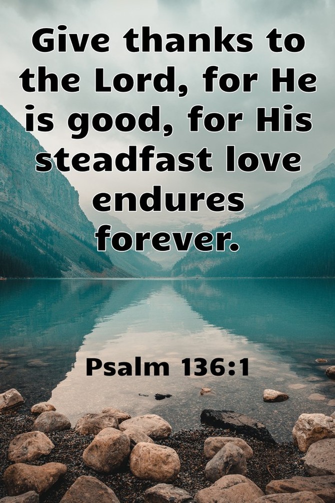 psalm 136:1