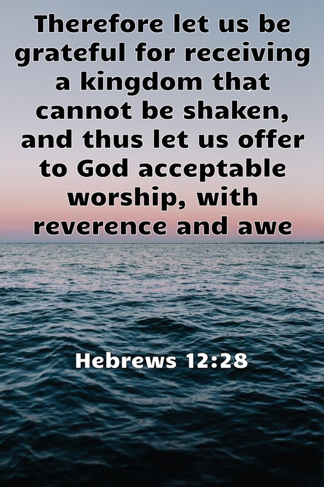 Hebrews 12:28