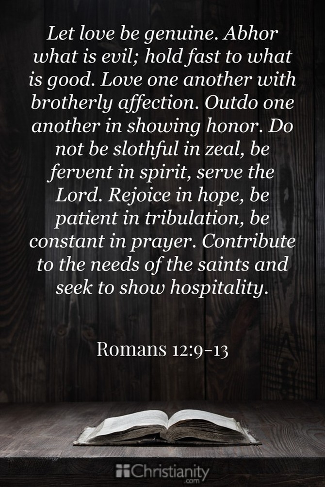 Romans 12:9-13