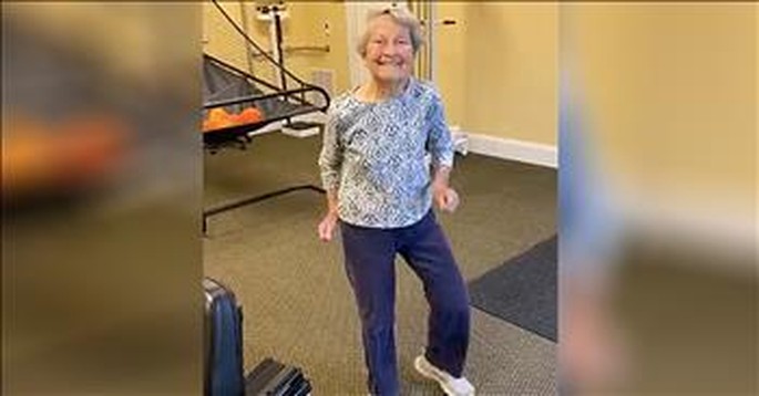 91-Year-Old Dances The Jitterbug To 'Jailhouse Rock'