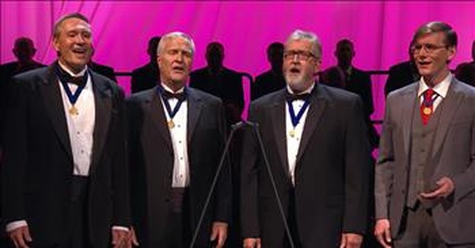 Barbershop Quartet Sings 'It Is Well With My Soul'