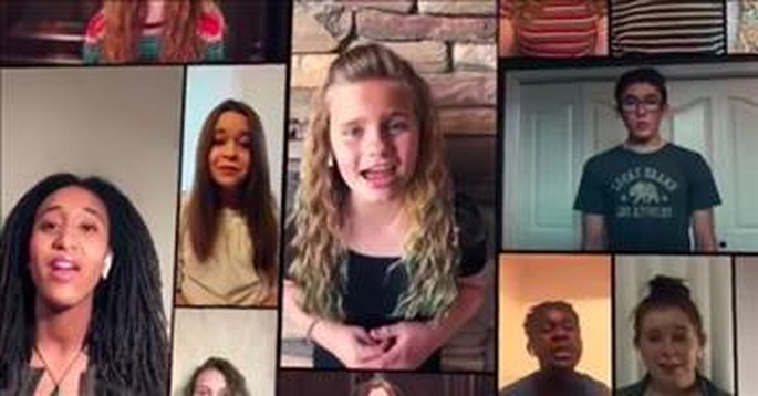 Virtual Choir Of Children Sing 'Memories'