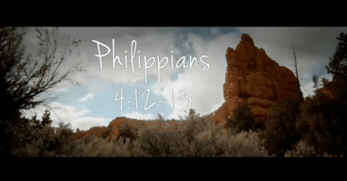 You KNOW It's Coming, But This Powerful Version of Philippians 4 Delivers the Chills Anyway!