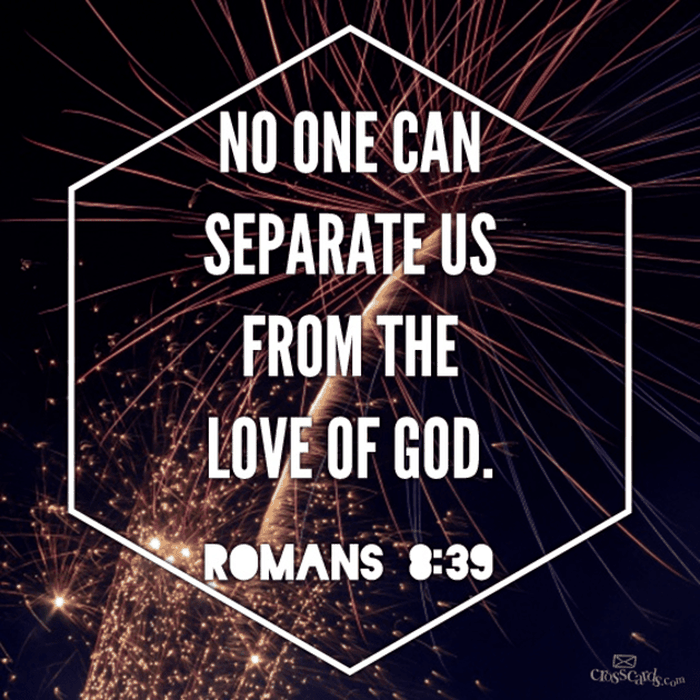 No One Can Separate Us From the Love of God