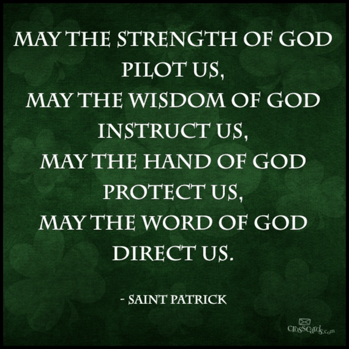 May the Strength of God Pilot Us