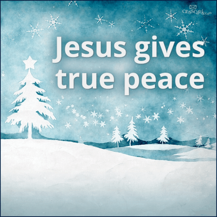 Jesus Gives True Peace