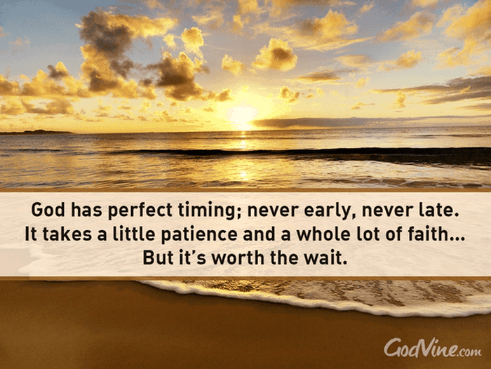 God Has Perfect Timing 