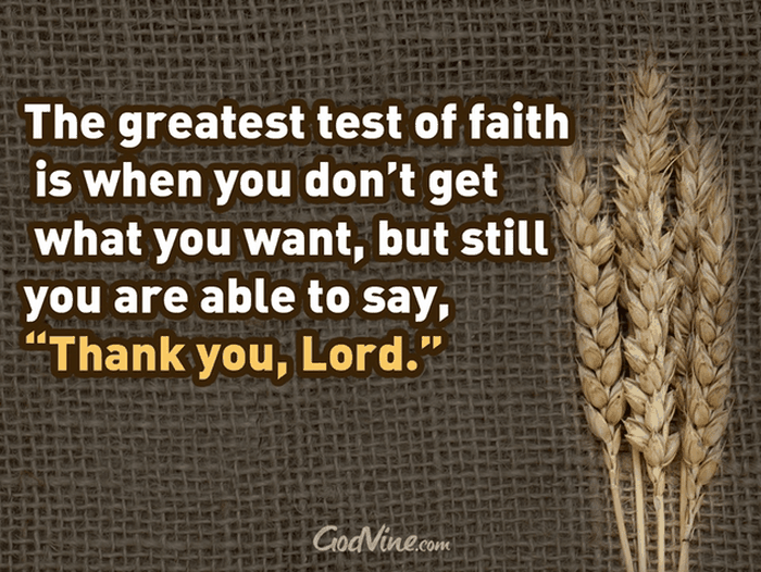 The Greatest Test of Faith