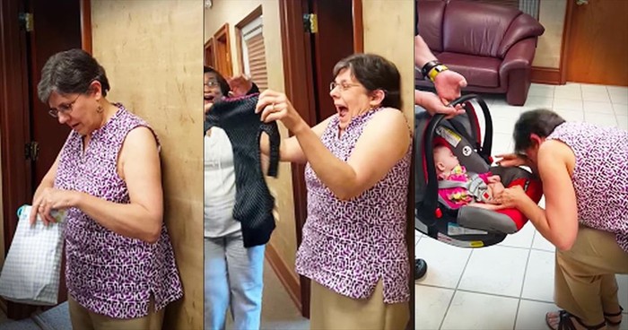 New Grandma Receives The Surprise Of A LIFETIME!