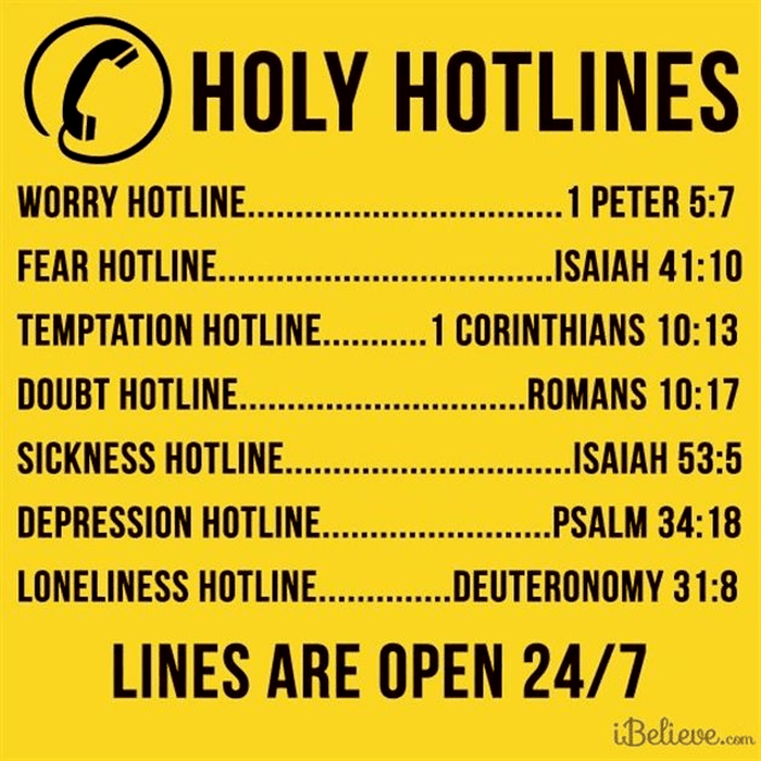 Holy Hotlines