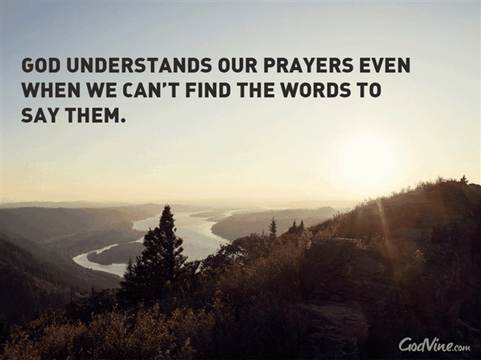 Thank You God for Understanding My Prayers