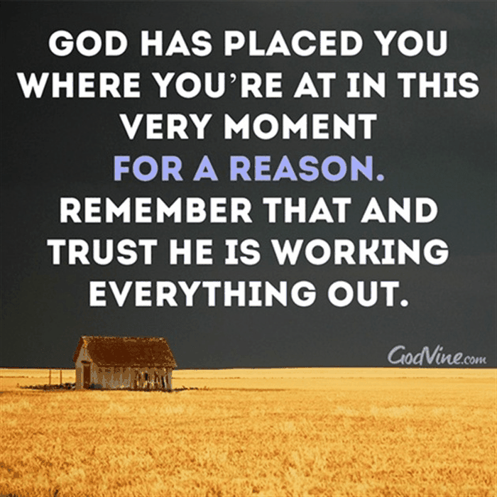Trust that He is Working Everything Out