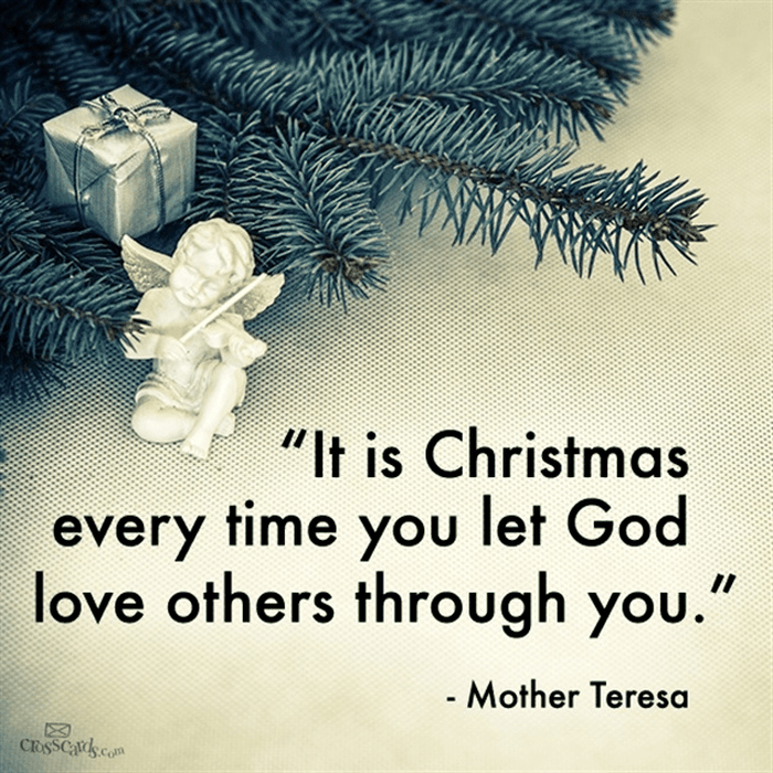 It is Christmas Every Time You Let God Love Others through You