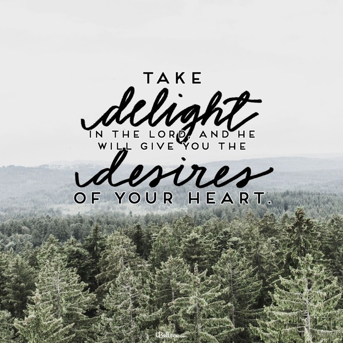 Delight in the Lord! 