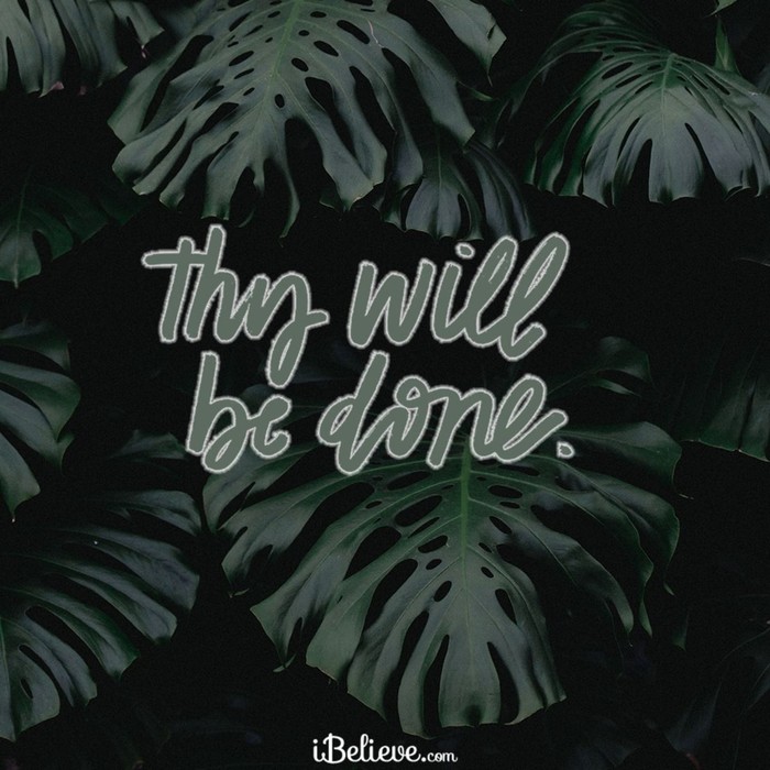 Thy Will be Done