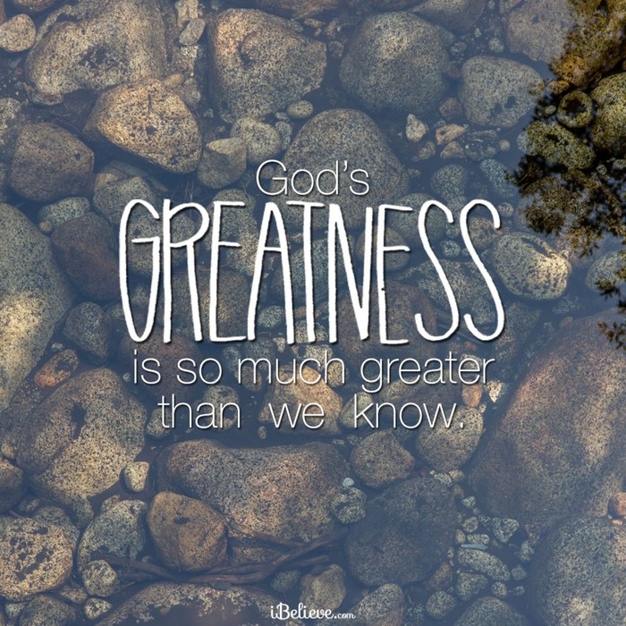 God's Greatness