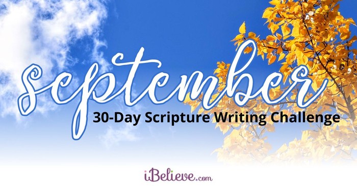 September Scripture Writing Guide (2018)