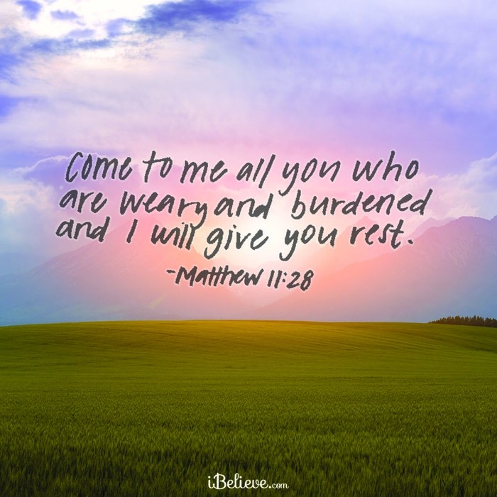 Come to Me All You Who are Weary and Burdened