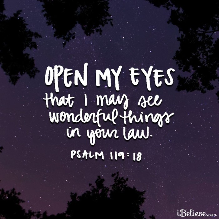 Your Daily Verse - Psalm 119:18