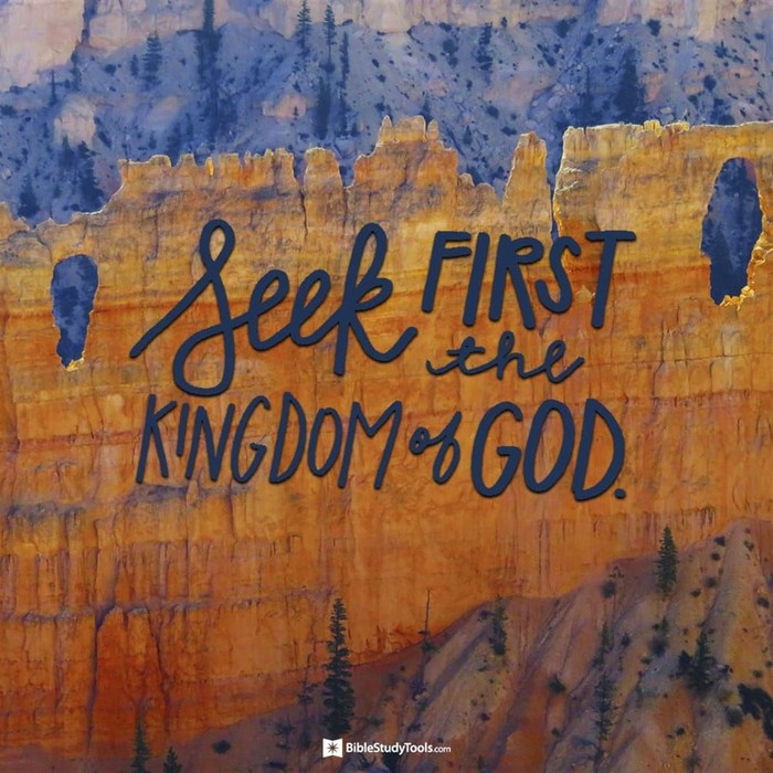 Your Daily Verse - Matthew 6:33	