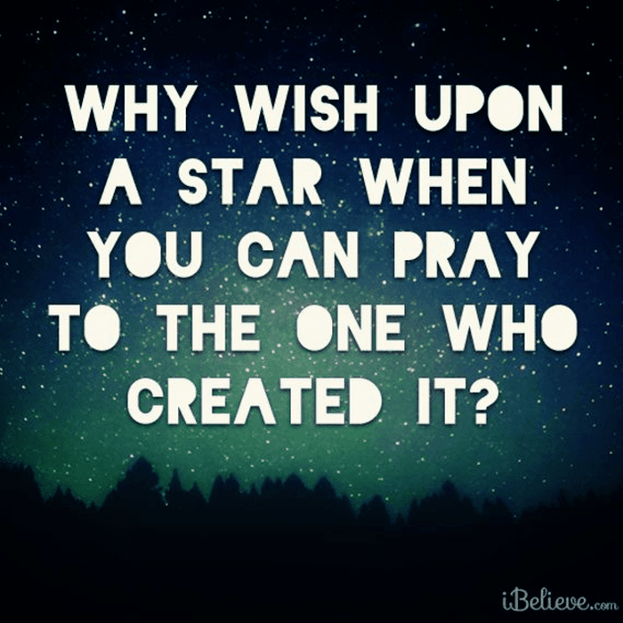 Why Wish Upon a Star?