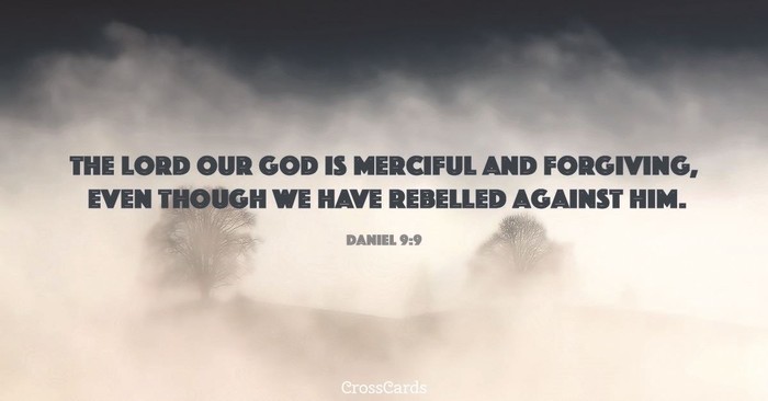 Your Daily Verse - Daniel 9:9