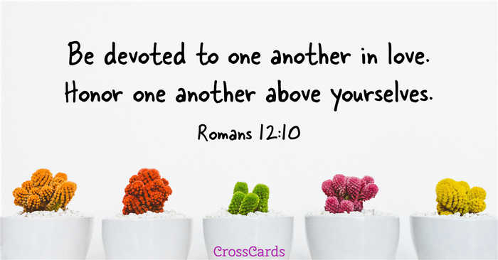 Your Daily Verse - Romans 12:10
