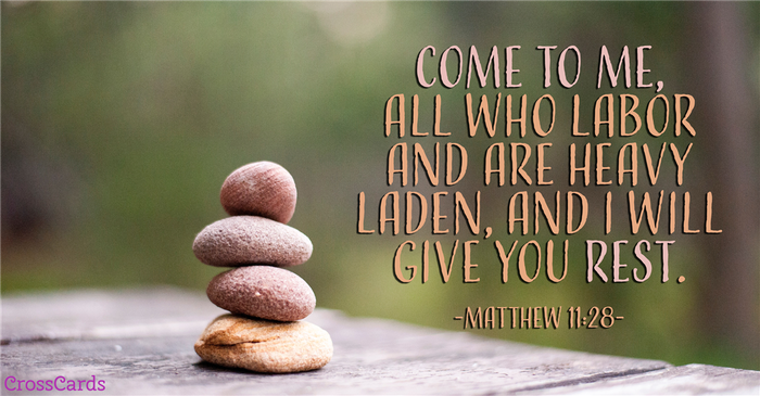 Your Daily Verse - Matthew 11:28