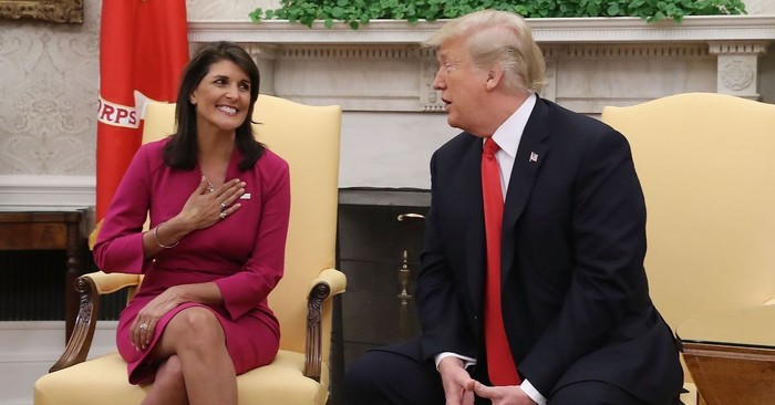 Nikki Haley Announces Her Resignation