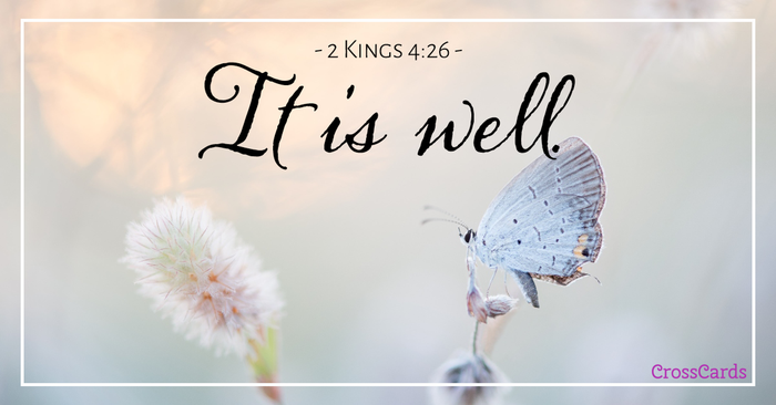 Your Daily Verse - 2 Kings 4:26