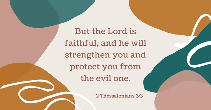 Your Daily Verse - 2 Thessalonians 3:3