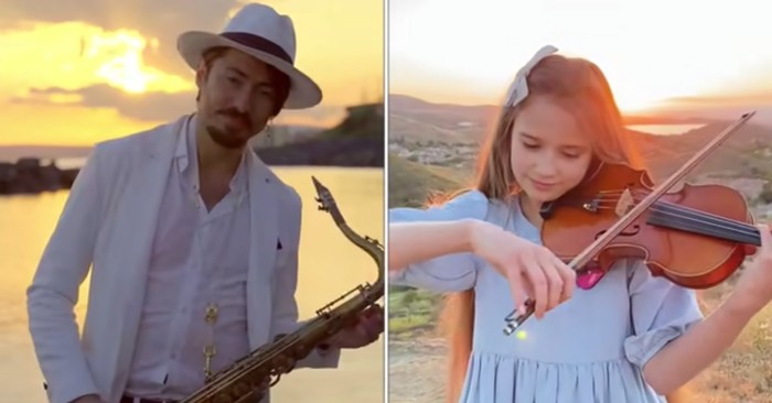 Stunning Violin And Saxophone Duet To 'Hallelujah' - Inspirational Videos