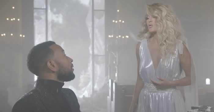 'Hallelujah' Christmas Duet From Carrie Underwood And John Legend