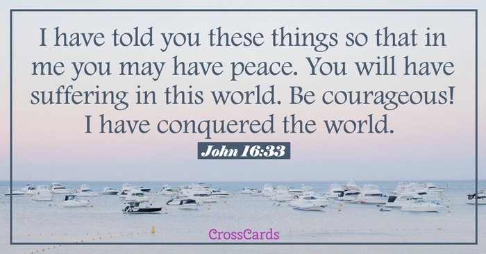 Your Daily Verse - John 16:33