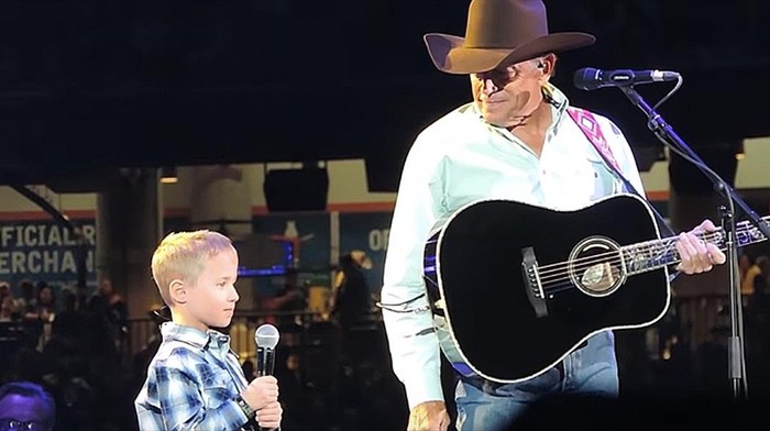George Strait and Grandson Sing 'God and Country Music'