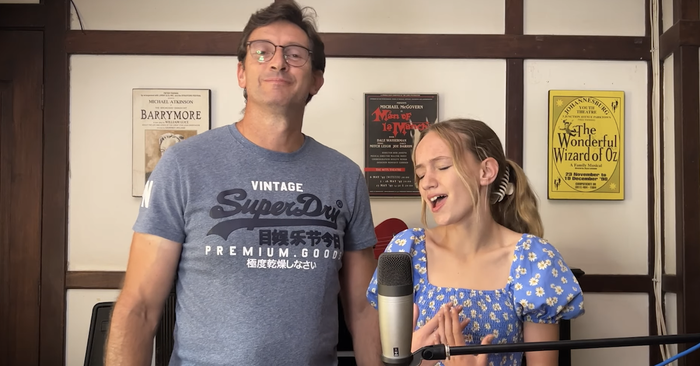  Father-Daughter Duet to Olivia Newton-John’s ‘Hopelessly Devoted To You’