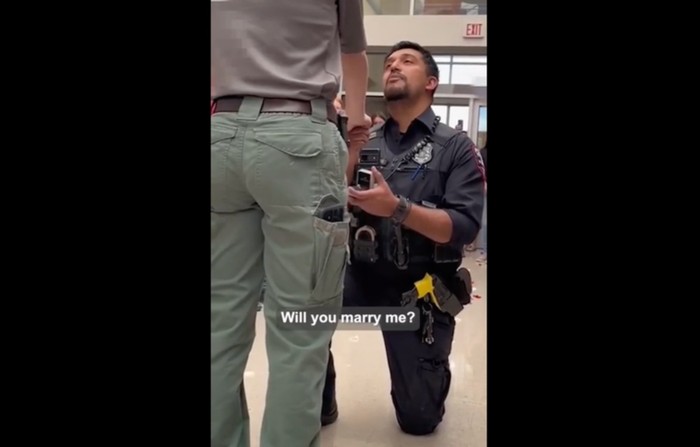 High School Students Help Resource Officer Pull Off Epic Surprise Proposal