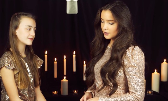 2 Sisters Sing 'O Holy Night' Duet