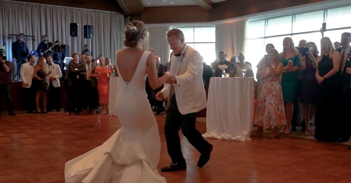 Younger Brothers Interrupt Father-Daughter Dance So They Can Dance with the Bride, Too