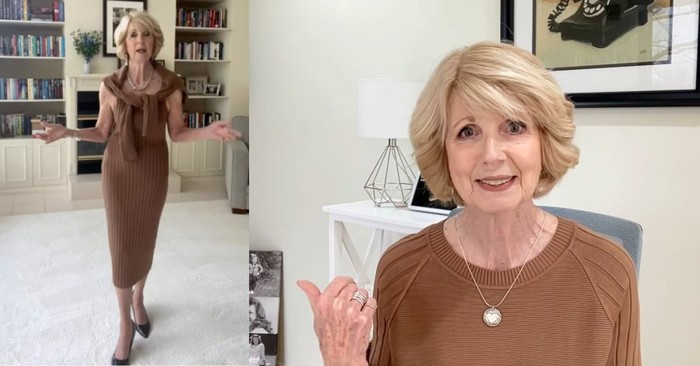 Gorgeous Grandma Dons Sleeveless Dress and Then Trolls Tear into Her in the Comments
